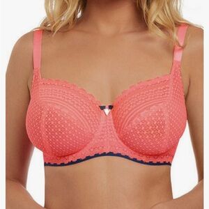 Freya Daisy Lace Underwire Balcony‎ Bra In Blush